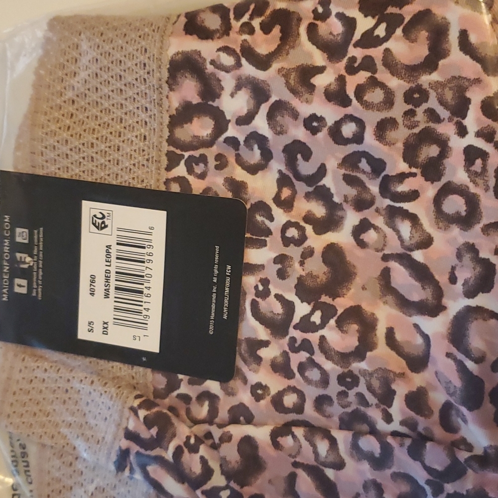 Maidenform Washed Leopard Boyshort panties Size 5/S - Picture 2 of 2